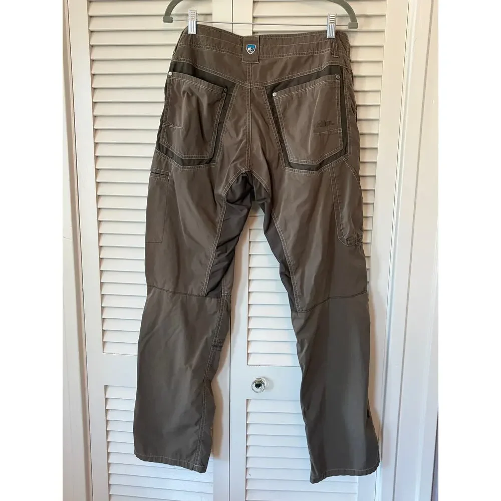 Kuhl Radikl pants men 34x32 tan brown two-tone